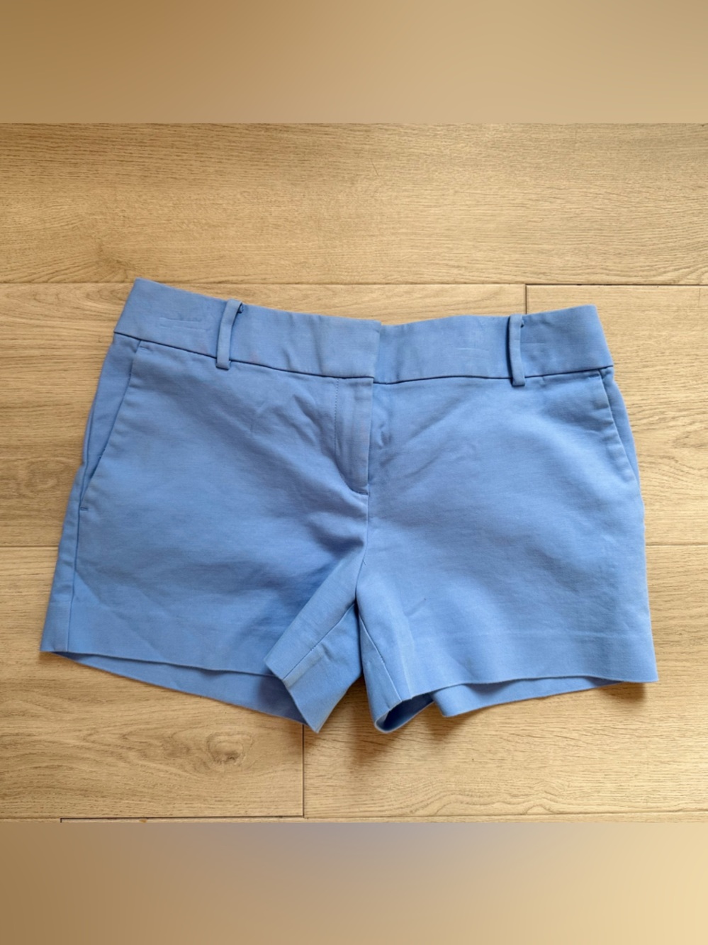 Ann Taylor Loft Blue Women's Tailored spandex/Cotton Shorts size 4